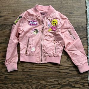 Urban Republic zip jacket with patches; size M 10/12